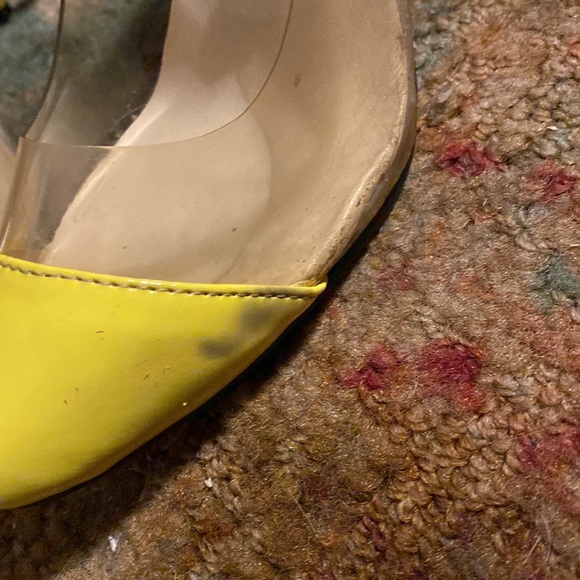 Neon and clear heels - Picture 2 of 4